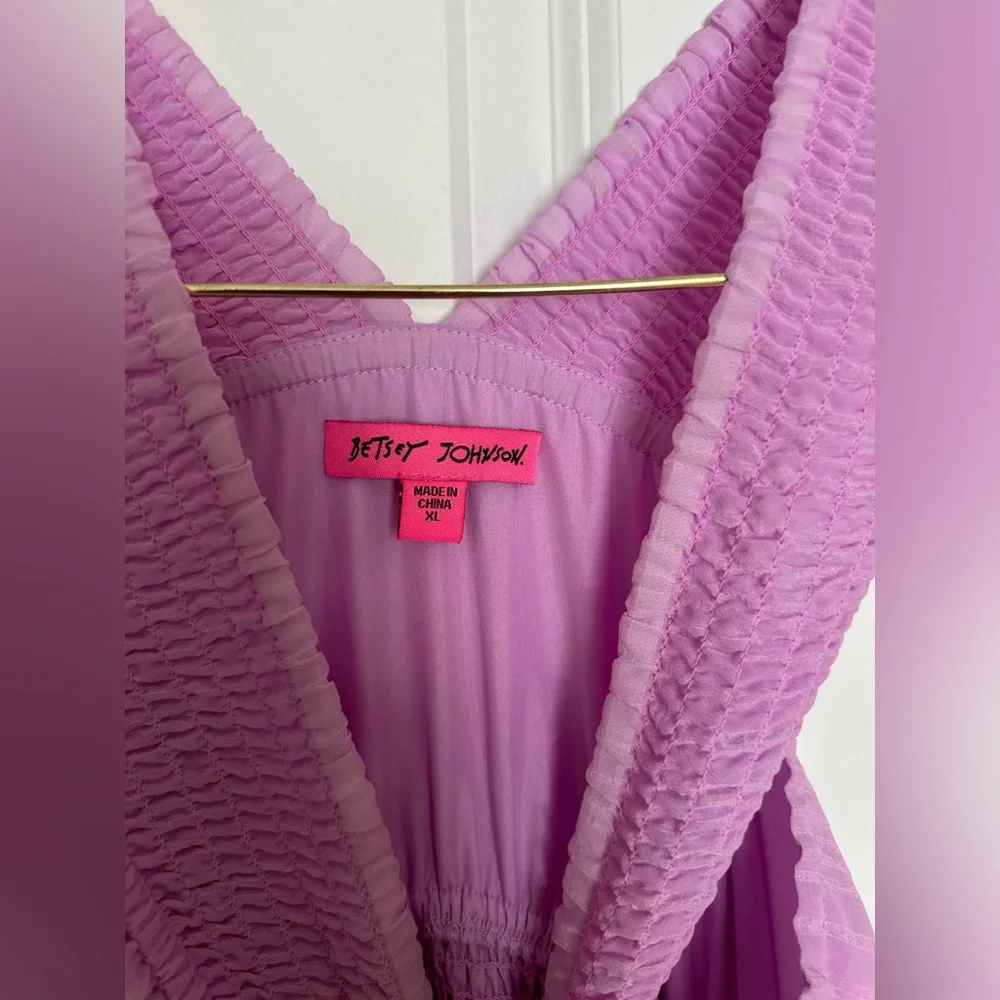 BETSEY JOHNSON Shadow Stripe Midi Dress. Size XL 🌸🪻 - Picture 7 of 11